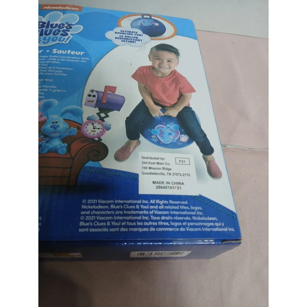NEW Blue's Clues rubber ball Hopper Nickelodeon 2021 bouncing play fun 15